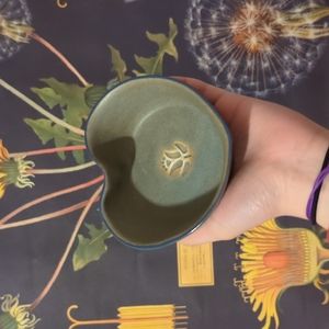 Ceramic heart-shaped trinket dish